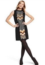 NEW MISSONI for Target 20th Anniversary Black Chevron Zig Zag Dress M Medium