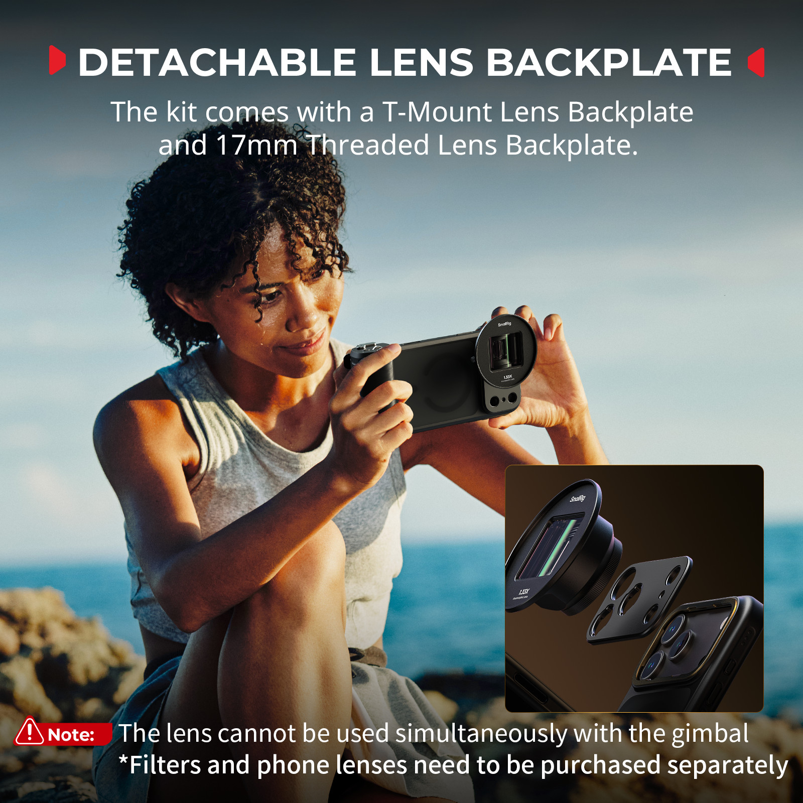 SmallRig Phone Case Kit for iPhone 17 Pro Max Magnetic Case for Phone Gimbal