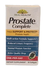 ( 1 ) Real Health Prostate Complete • 30 SOFTGELS  • EXP : 12/2027!! 🔥🔥