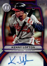 2024 Topps Tribute #TA-KL Kenny Lofton Tribute Autographs Purple #/50