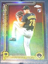 2025 Topps Chrome Update Thomas Harrington Rookie RC Refractor #USC177 Pirates