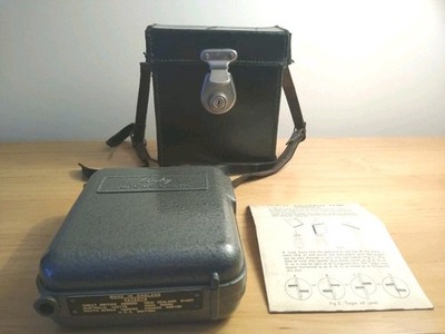 Vintage Cowley Automatic Level Surveying Instrument With Case & Instructions