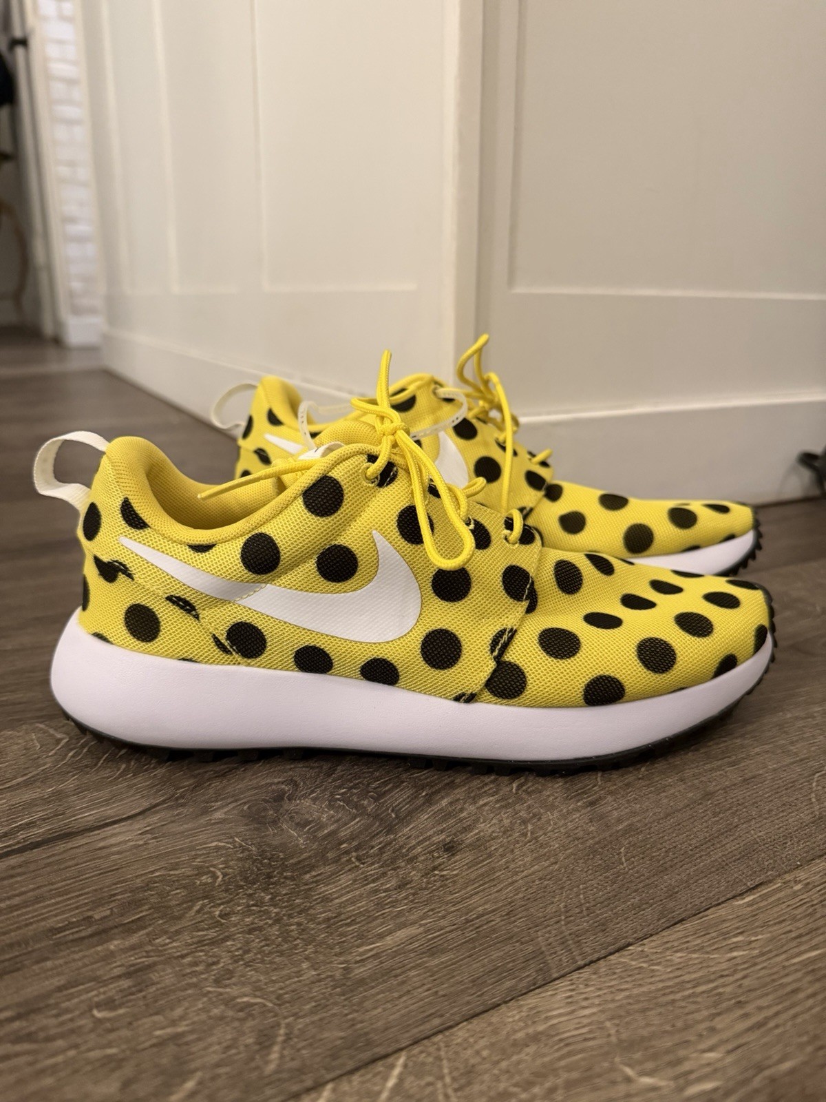 Yellow Black Polka Dot Fd2599 700 Size 6