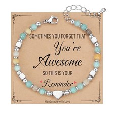 Tiny Beaded Bracelets for Women, Sometimes You Forget You're Awesome Gift,