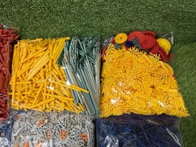 HUGE K&rsquo;NEX Roller Coaster Bulk Lot 40+LBS Sorted Collection Thousands Of Pcs