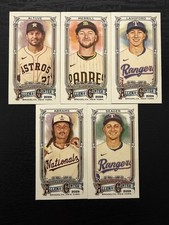 2025 Topps Allen & Ginter Mini lot (5) Altuve Merrill Langford Abrams Seager