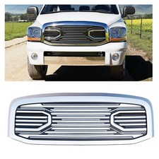 Front Hood Bumper Grille For Dodge Ram 1500 2500 3500 2006-2009 Big Horn Chrome Front Hood Bumper Grille For Dodge Ram 1500 2500 3500 2006-2009 Big Horn Chrome