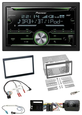 Pioneer Bluetooth Lenkrad DAB 2DIN USB CD Autoradio für Peugeot 307 2006-2009 - Bild 1 von 4
