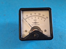 1mA FSD DC Meter Movement ~ 2.25 inches x 2.25 inches ~ Pullin ~ Signed Daystrom