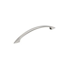 Image of Arc 6-5/16 inch (160mm) Center-to-Center Satin Nickel Cabinet Pull, BP69158G10