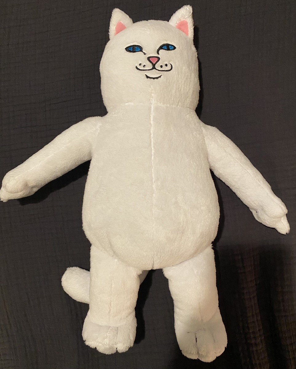RIPNDIP リップンディップ Lord Nermal Plush Doll RipNDip Rip N Dip Lord Nermal White Cat 18