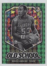 2019-20 Panini Mosaic Old School Green Mosaic Prizm Darryl Dawkins #10 vf5