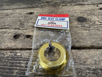 NOS Gold Hutch Bmx Seat Clamp Hi Caliber Vintage Old School 1” | eBay