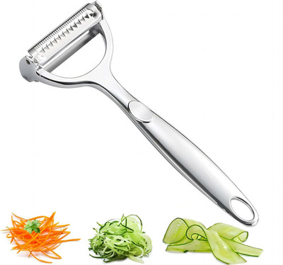 Stainless Steel Dual Blade Vegetable Peeler for Kitchen -Commercial Grade Julien