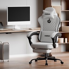 Gaming Chair Massage Ergonomic PC Gaming Chair Computer Chair Footrest 2