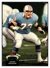 David Williams 1992 Stadium Club #34 Houston Oilers Football *260B