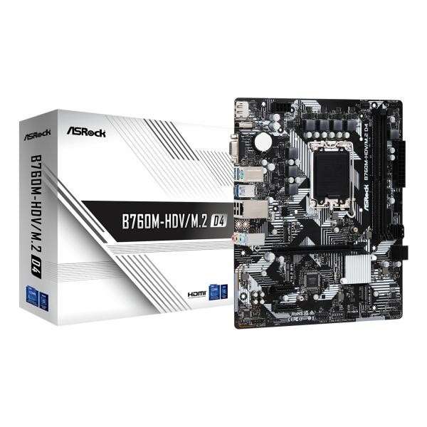 1700 b760m-hdv/m.2 d4 micro atx - Immagine 7