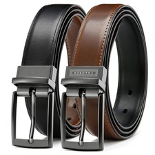 Chaoren Boys Belt Most Size Kids 1 1/4 Dress Reversible Belt For Youth - One