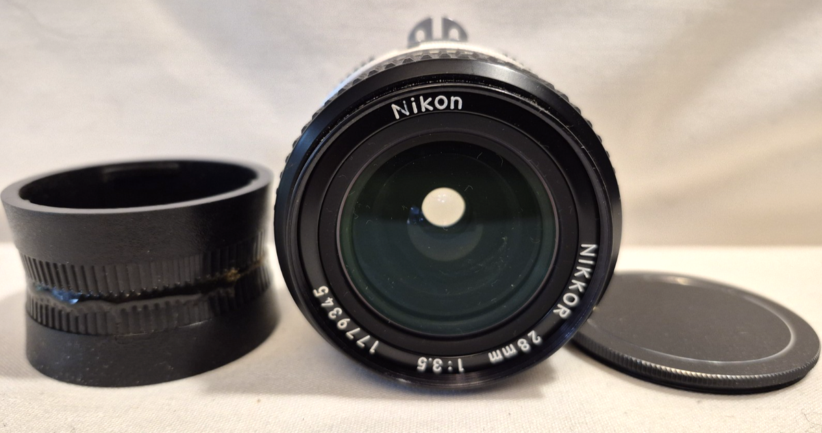 Nikon Nikkor 28mm f/3.5 AI Lens with caps Exc. condition | eBay