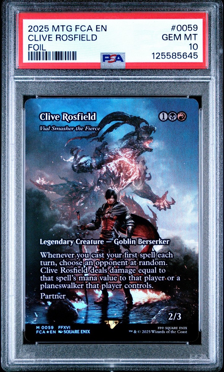 2025 MTG FINAL FANTASY: THROUGH THE AGES FOIL #0059 CLIVE ROSFIELD