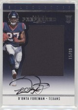 2017 Panini Preferred Rookie Silhouettes 15/99 D'Onta Foreman #73 Auto 7l6