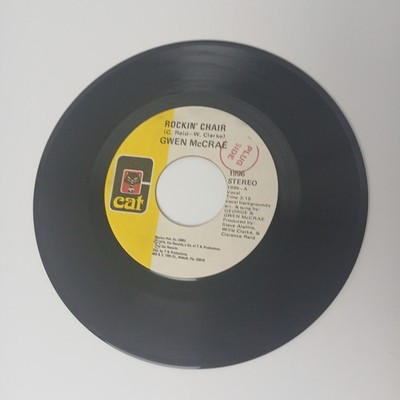 Gwen McCrae   Rockin' Chair / It Keeps On Raining 45 rpm record
