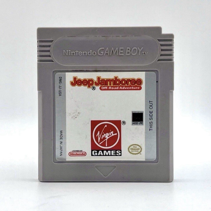 Jeep Jamboree Nintendo Gameboy Original Video Game Cartridge - TETSED