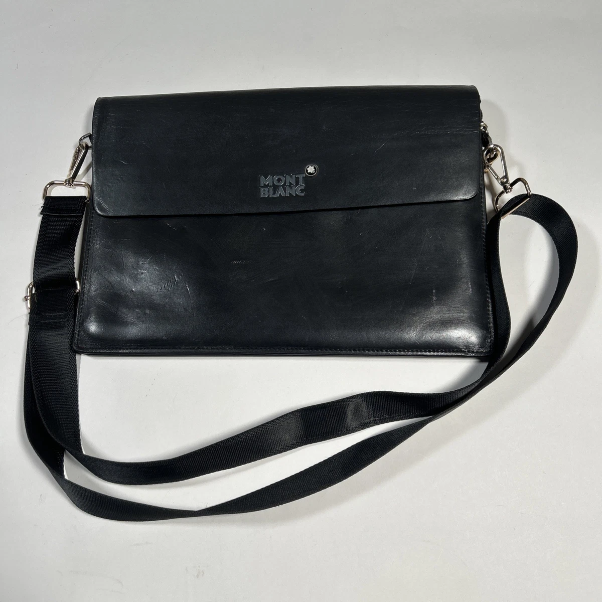 Montblanc Men's Black Messenger Bags for sale | eBay