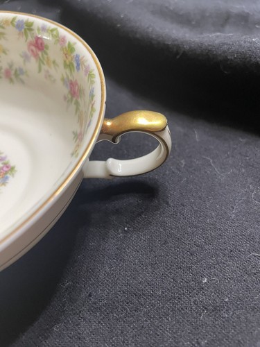 Princess China Footed Cream Soup Bowl - Picture 3 of 7