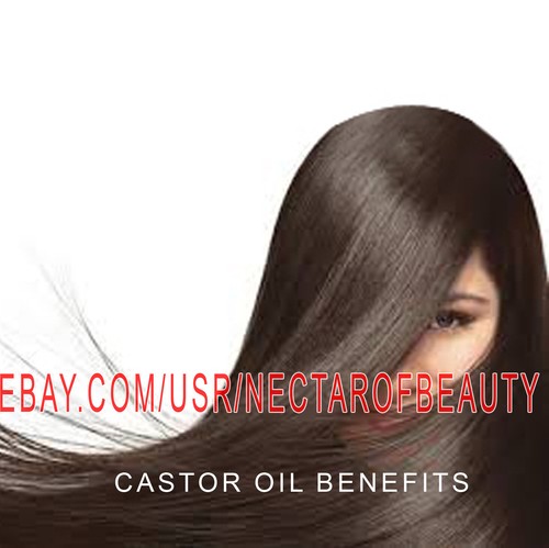 Organic Castor oil usp bulk 100% pure eyelashes beard hair growth cold pressed - Picture 6 of 12
