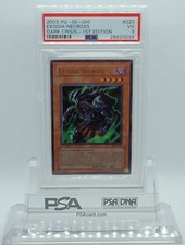 Yugioh 1ST Ed DCR-020 Exodia Necross Ultra Selten Holo Folie PSA 3 VG # 28620039