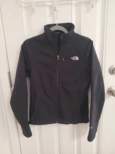 The North Face Jacket Women Small Black Apex Full Zip Activewear Outdoors Hiking