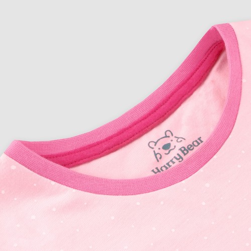 Harry Bear Flamingo T-Shirt | Mädchen Kurzarm Oberteil | Flamingo T-Shirt für Mädchen - Bild 4 von 10