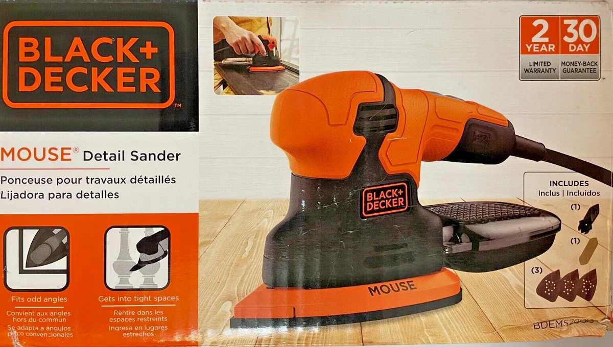 BLACK+DECKER MOUSE 1.2 Amp Electric Detail Sander