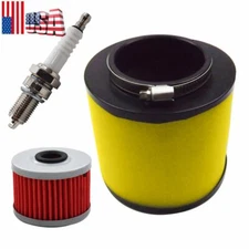 For Honda FourTrax 300 TRX300 1988-2000 Air Oil Filter Spark Plug Tune Up Kit