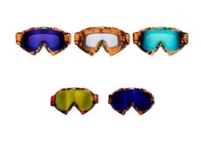 Lunettes De Motocross Pour Moto Racing Goggles Quad Bike Cross Enduro Orange