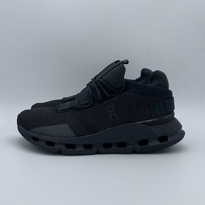 On Oncloud Cloudnova 'Black Eclipse' Running Shoes 26.99814 Womens