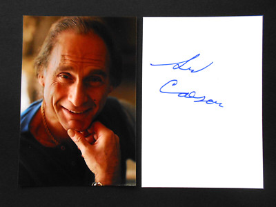 SID CAESAR ( ) original signiert   BRIEFKARTE und FOTO