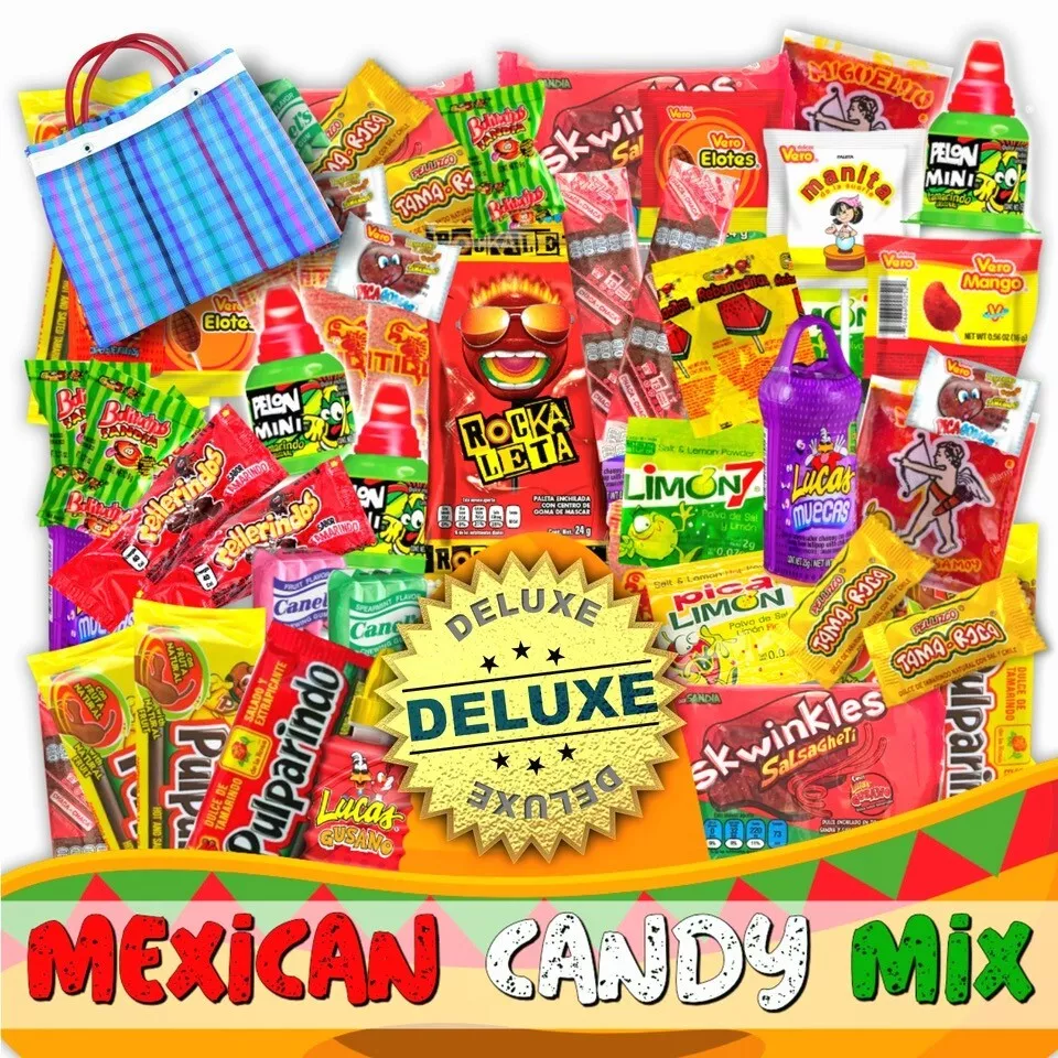 Mexican Candy Mix 86 Count Variety Of SPICY and Sour Bulk Dulce
