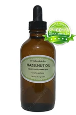 2oz Glass Bottle with Glass Dropper Hazelnut Oil Moisturizing For Face Skin Hair