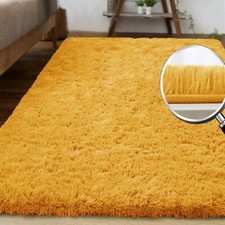 Fluffy Rugs Large Shaggy Rug Living Room Bedroom Anti-Slip Soft Carpet Floor Mat