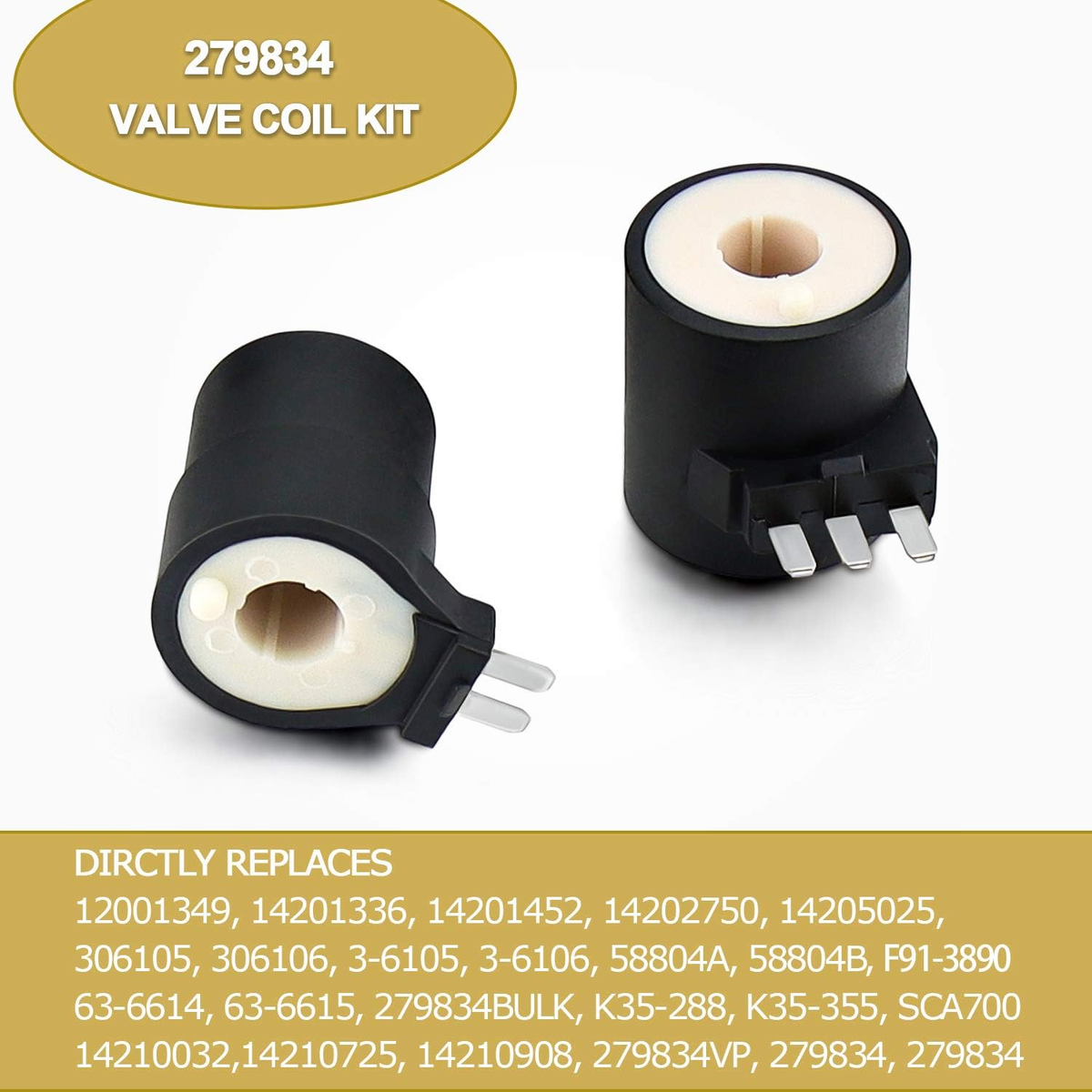 BQLZR Kit Bobina Solenoide E Sensore Fiamma Per Essiccatore