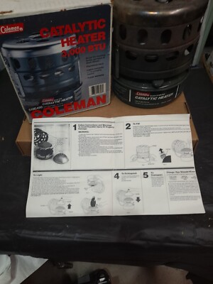 Coleman 3000 BTU Catalytic Heater 518E499 Quick Lite Flameless