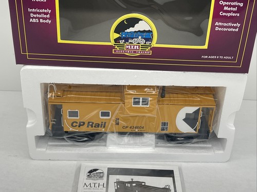 MTH Premier 20-91060 CP Rail Extended Vision Caboose #434604 O Gauge New - Picture 5 of 9