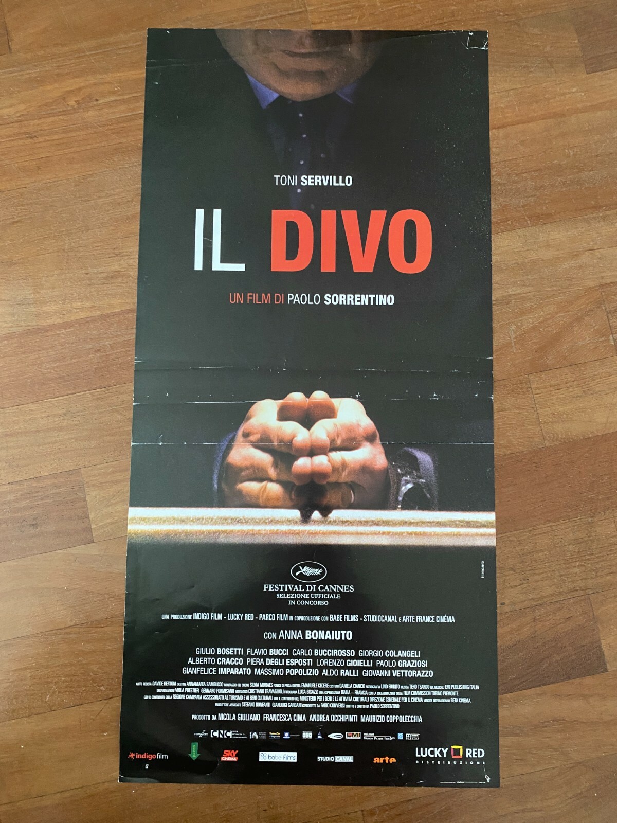 Locandina originale film Il divo (2008) - Regia di Paolo Sorrentino
