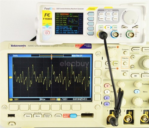 FY6900 60MHz Dual CH DDS Function Signal Generator VCO Frequency Sweeper Counter - Picture 5 of 5