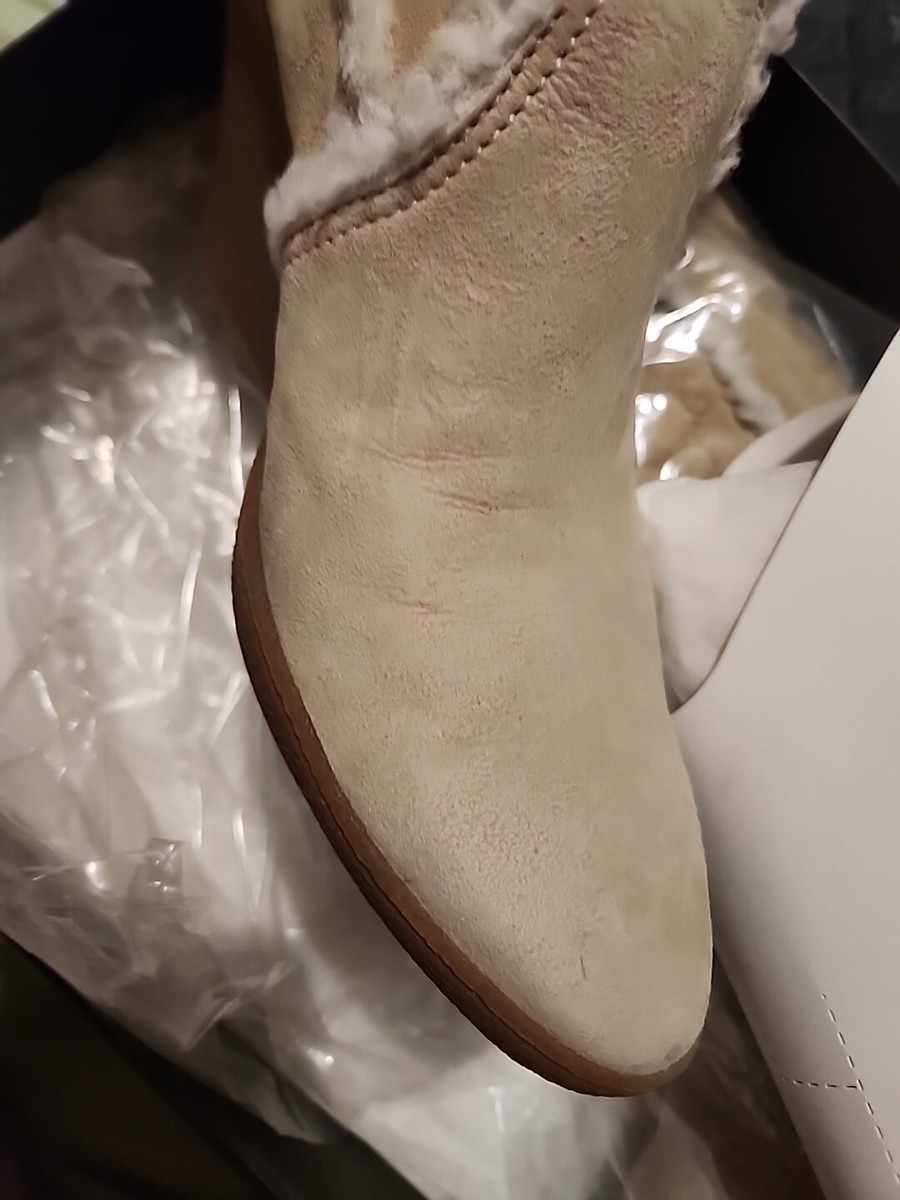 【ほぼ新品】GUCCI ラバー ムートンブーツ　サイズ7 GUCCI Saint Moritz Knee High Boots / グッチ ムートンブーツ 牛革