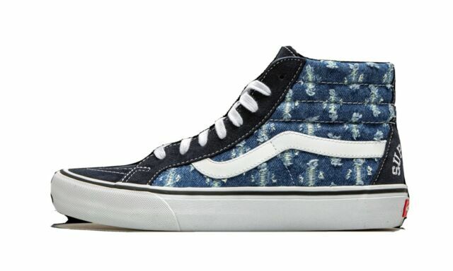 VANS Sk8-Hi x Supreme Blue Hole Punch 