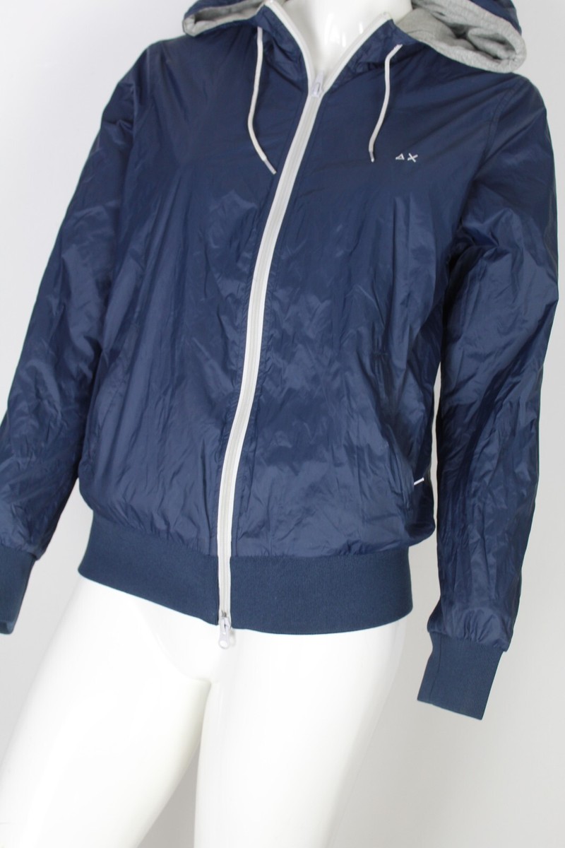 SUN 68 SUN68 GIACCA JACKET GIUBBOTTO CON CAPPUCCIO PRIMAVERILE