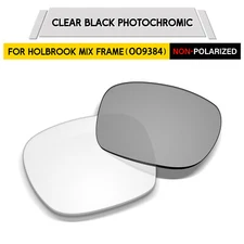 Clear Photochromic Replacement Lenses for Oakley Holbrook Mix OO9384 57mm Frame